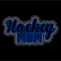 Gilmour Hockey Logo 4 Glitter and Rhinestone